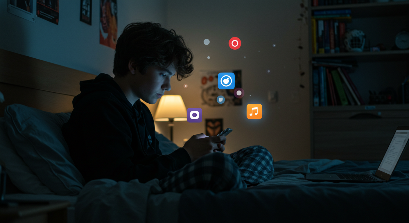 Teenage Boys And Social Media